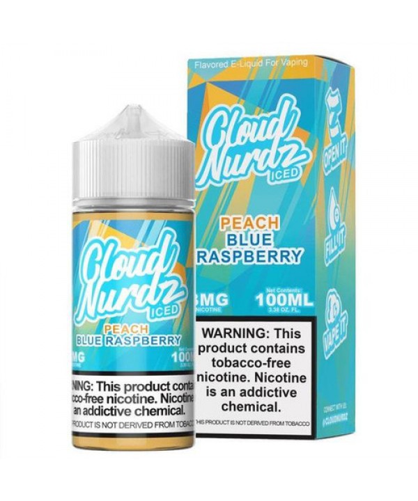 Peach Blue Raspberry Iced by Cloud Nurdz Ice TFN E...