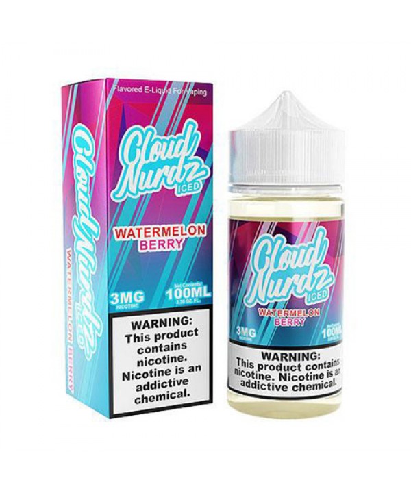 Watermelon Berry Iced by Cloud Nurdz Ice TFN E-Liquid