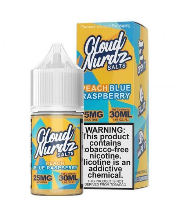 Peach Blue Raspberry by Cloud Nurdz TFN Salts E-Liquid