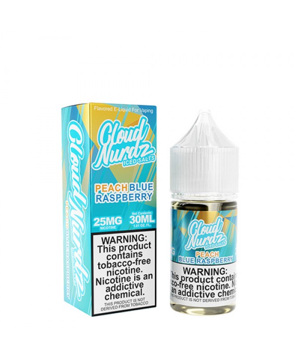 Iced Peach Blue Raz by Cloud Nurdz TFN Salts E-Liq...