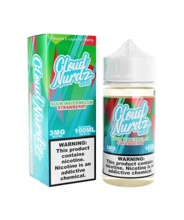 Sour Watermelon Strawberry Iced by Cloud Nurdz TFN...