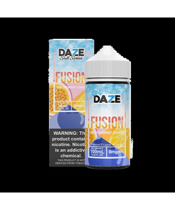 Lemon Passionfruit Blueberry Iced by 7 Daze E-Liquid 100mL