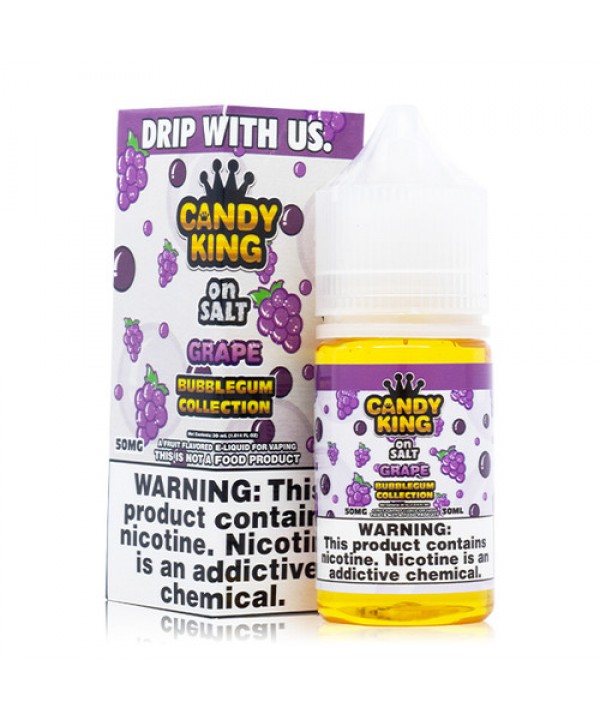 Grape By Candy King Bubblegum Salt E-Liquid