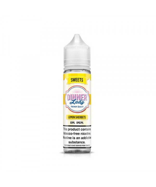 Lemon Sherbets by Dinner Lady Tobacco-Free Nicotine Series E-Liquid