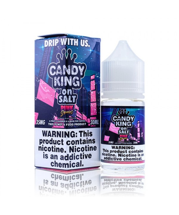Pink Squares By Candy King On Salt E-Liquid