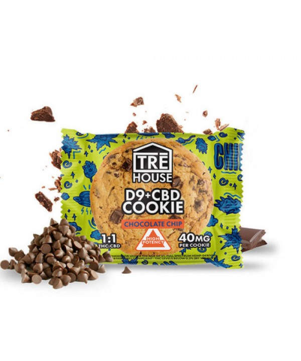 Tre House – D9 + CBD Cookie – Chocolate Chip |...