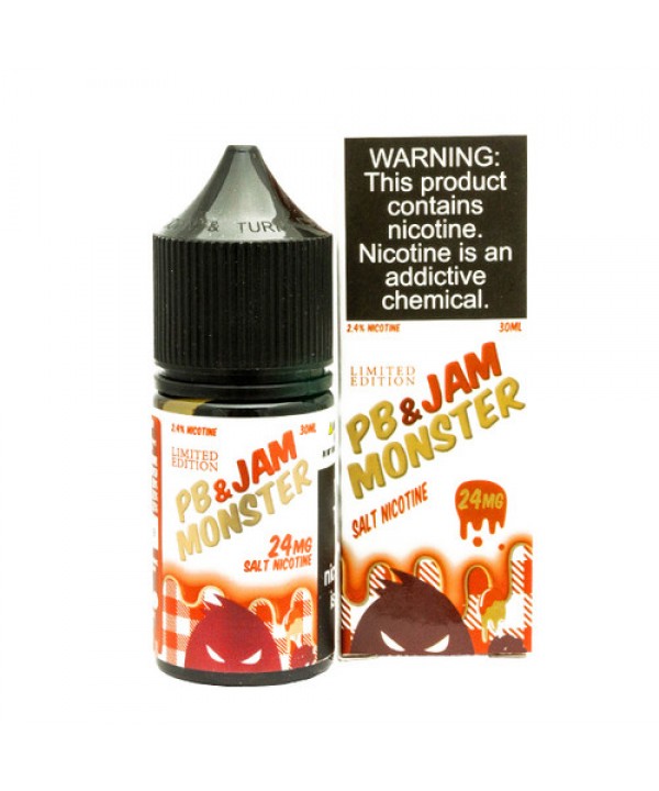 Strawberry PB & J By Jam Monster Salts E-Liqui...