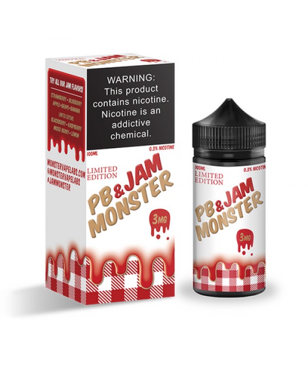 Strawberry PB&J by Jam Monster E-Liquid