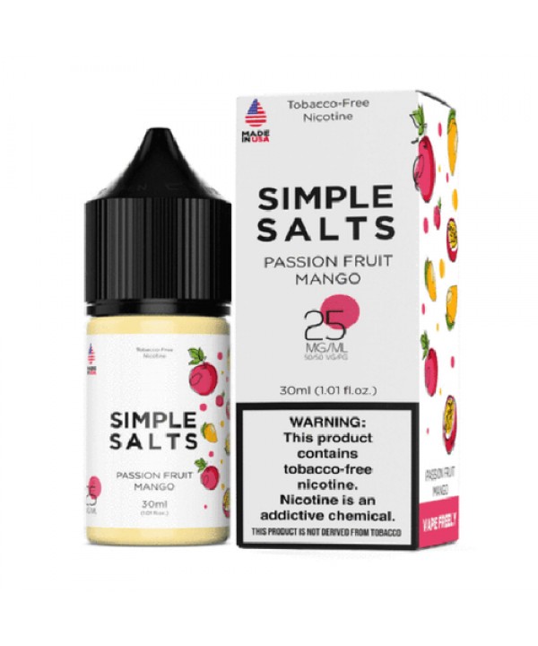 Passion Fruit Mango by Simple Salts Series 30mL