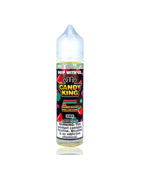 Strawberry Watermelon By Candy King Bubblegum Collection E-Liquid