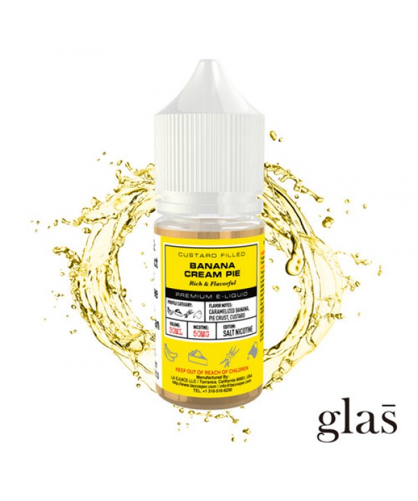 Banana Cream By GLAS BSX Salt E-Liquid