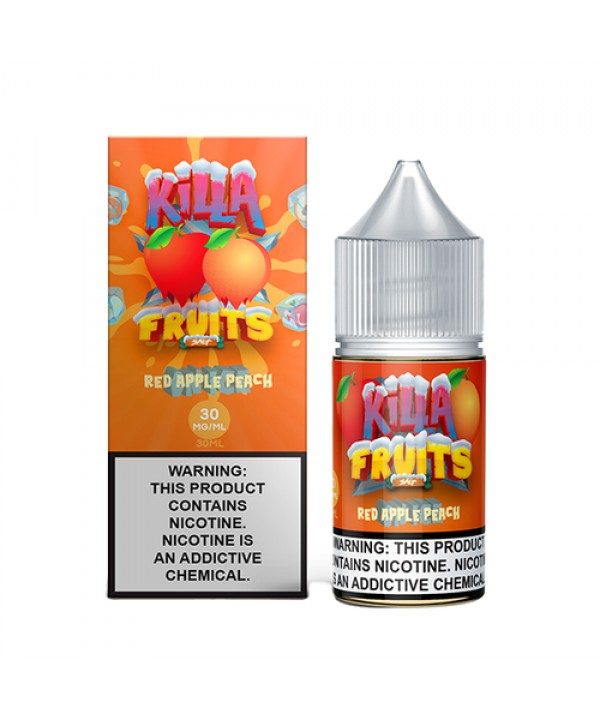 Red Apple Peach Ice by Killa Fruits Salts Series 3...