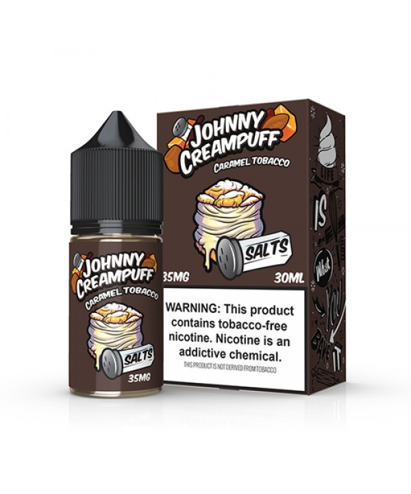 Caramel Tobacco by Tinted Brew – Johnny Creampuff TFN Salts Series 30mL
