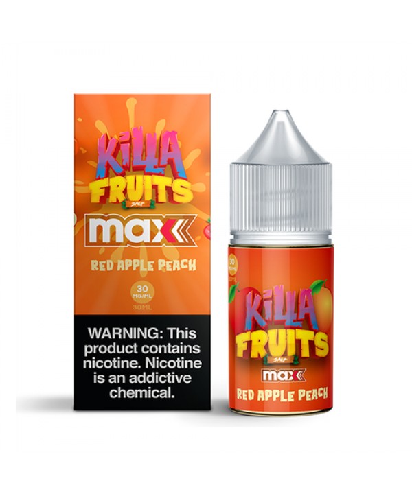 Red Apple Peach by Killa Fruits Salt Max TFN Salts 30mL