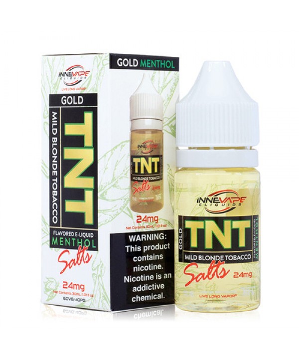 TNT Gold Menthol Salt By Innevape E-Liquid