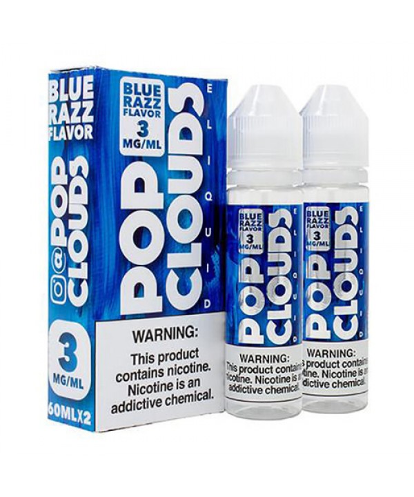 Blue Razz (x2 60mL) by Pop Clouds TFN E-Liquid