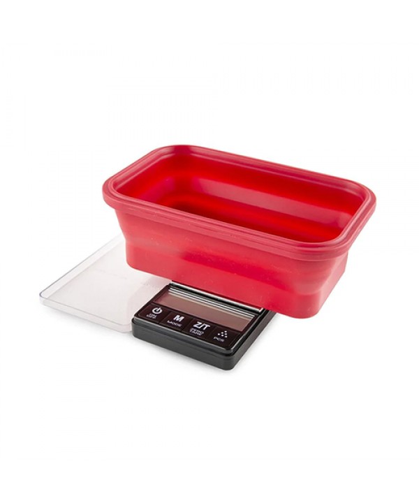 Truweigh Crimson Scale Collapsible Bowl