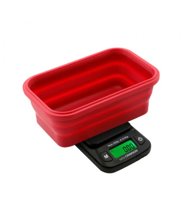 Truweigh Mini Crimson Scale Collapsible Bowl