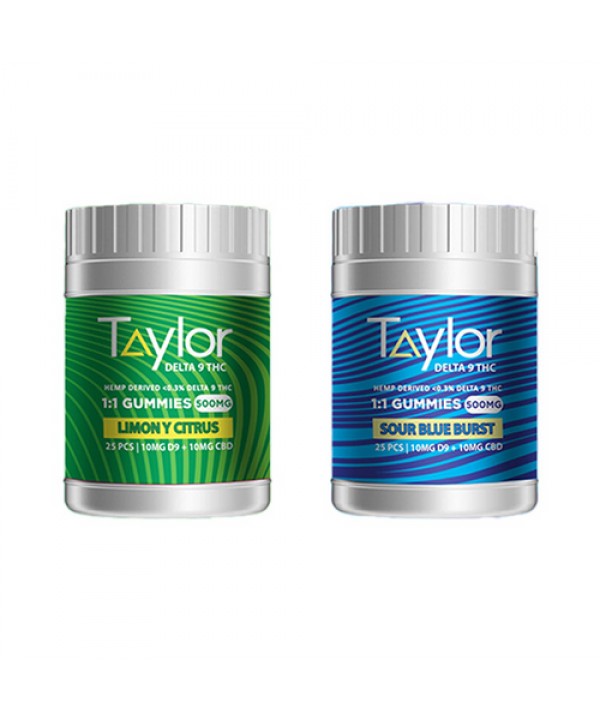 Taylor – CBD + D9 Gummies | 25pc | 500mg