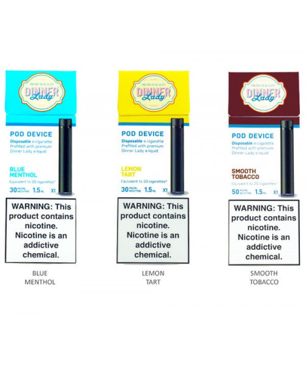 Dinner Lady Disposable E-Cigs | 300 Puffs Dinner Lady Disposable E-Cigs | 300 Puffs