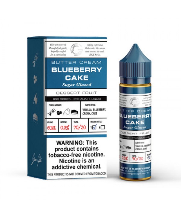 Blueberry Cake by GLAS BSX E-Liquid