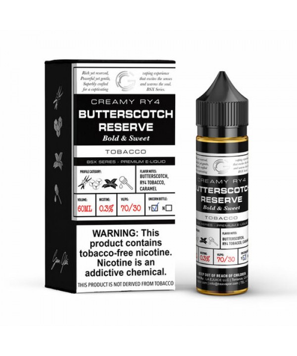 Butterscotch Reserve by GLAS BSX E-Liquid