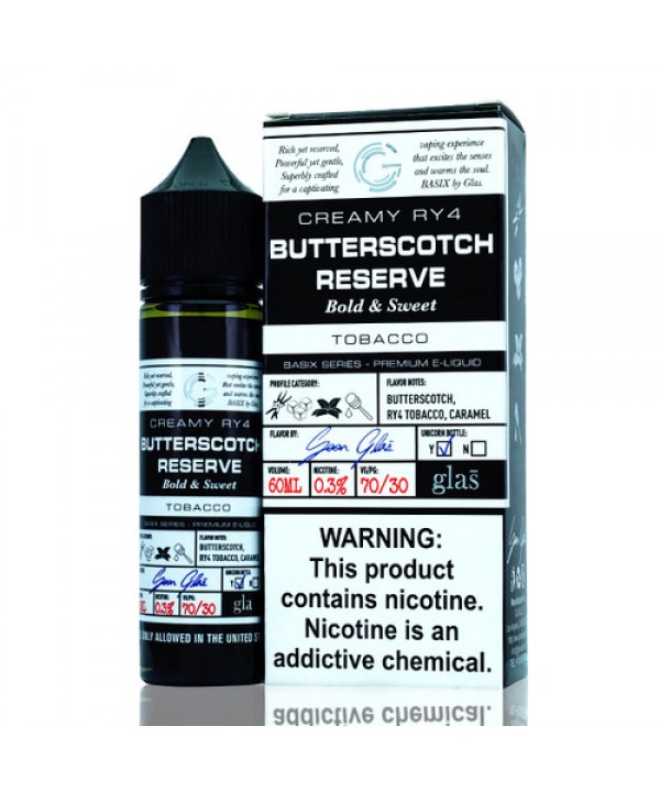 Butterscotch Reserve by GLAS BSX E-Liquid